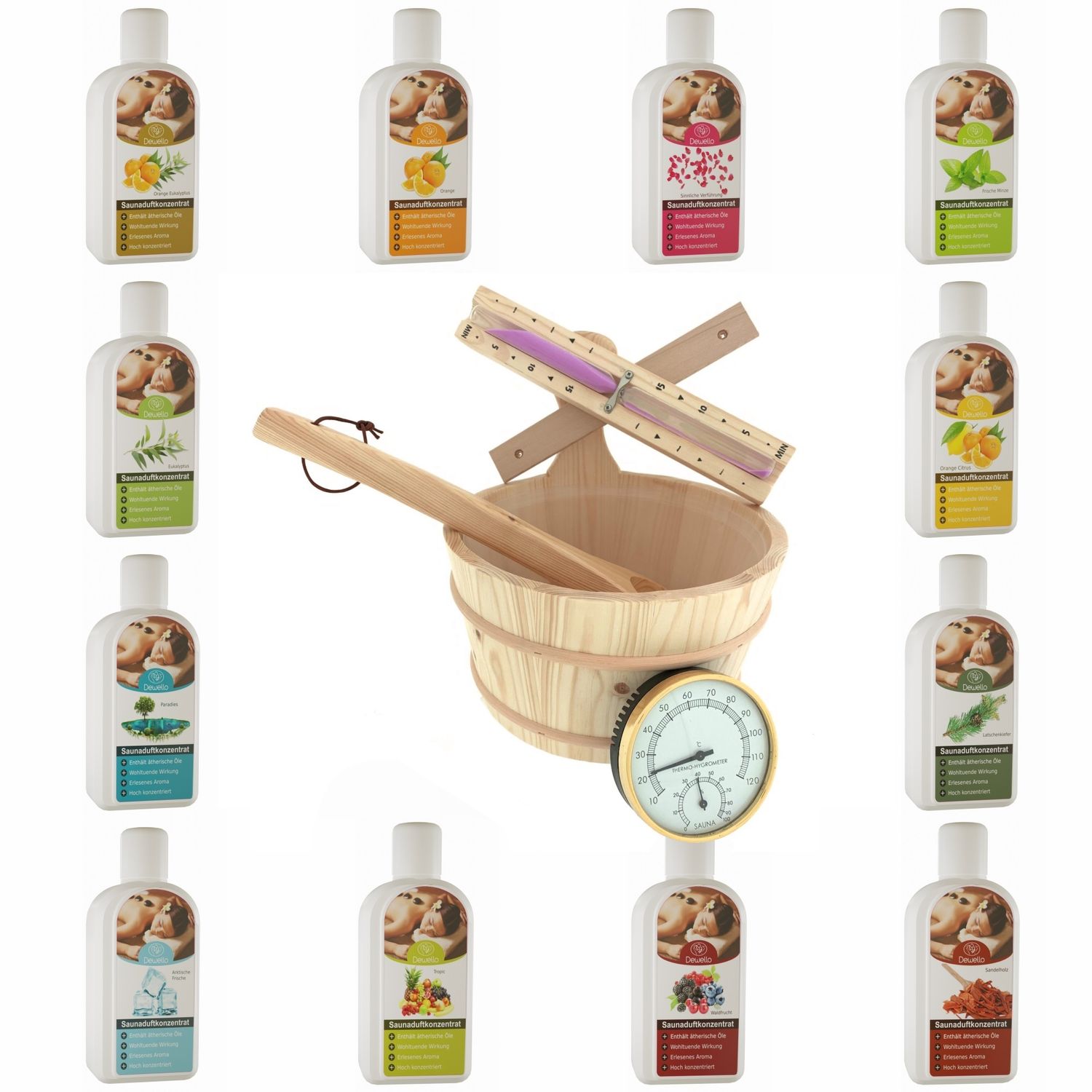 1305 Dewello Saunazubehoer Set 1