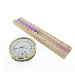 484 Saunaset Sauna Sanduhr und Thermometer Hygrometer