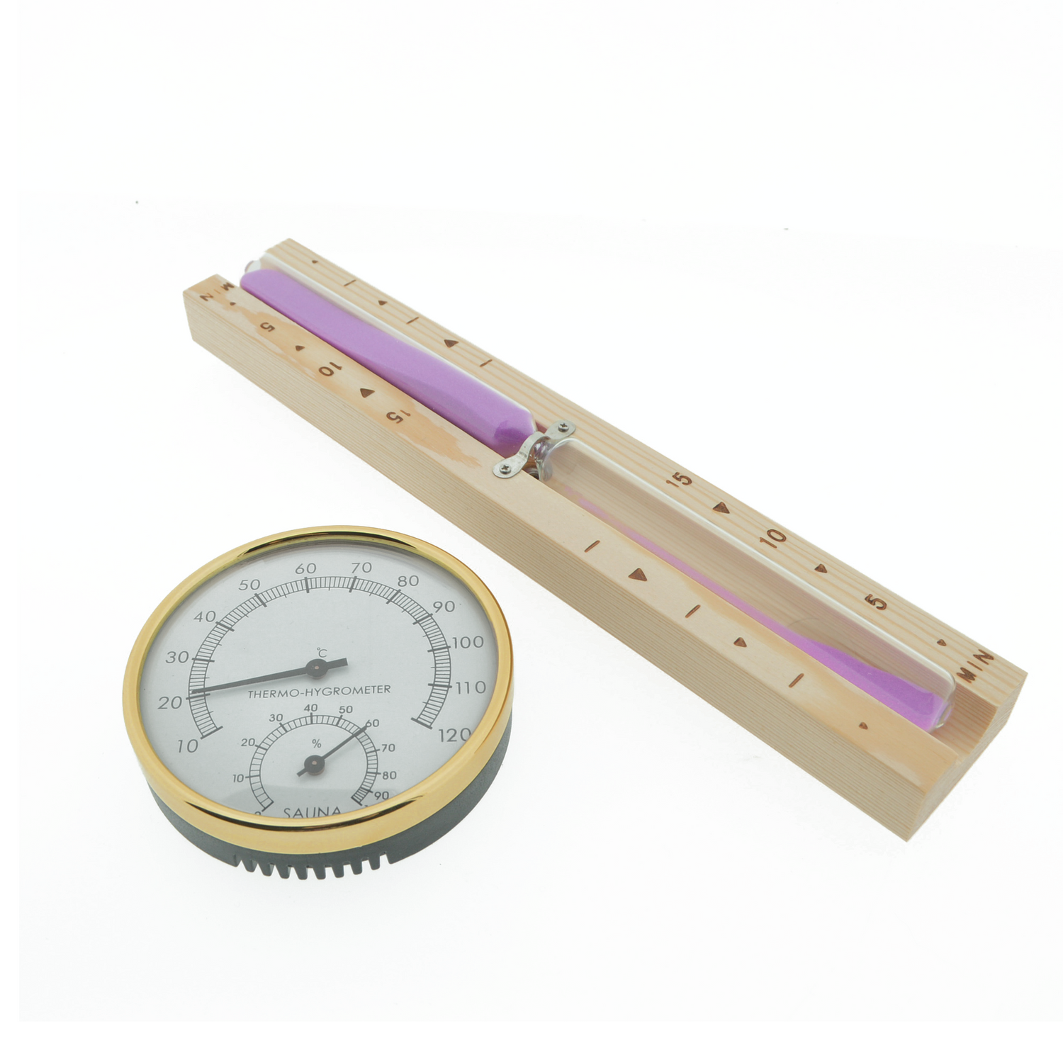 484 Saunaset Sauna Sanduhr und Thermometer Hygrometer