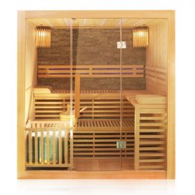 355 Finnische Sauna SARNIA PLUS 180x140 1