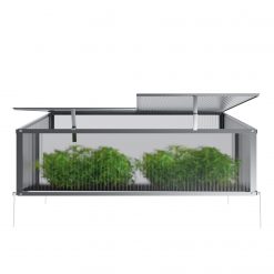 879 Mini Gewaechshaus Allium aus Aluminium 0 6m 4mm Wand 100x60x40cm 2 1.jpg