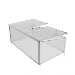 879 Mini Gewaechshaus Allium aus Aluminium 0 6m 4mm Wand 100x60x40cm 4 1.jpg